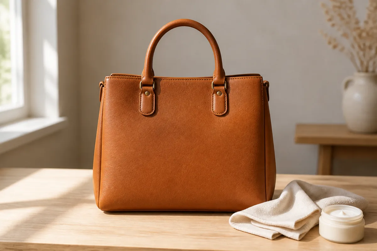 Assouplir un sac en cuir rigide sans l'abîmer