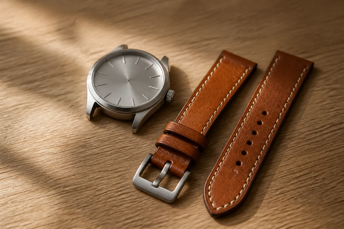 Bracelet de montre en cuir : choisir et entretenir